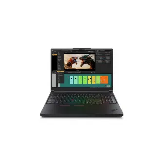 Laptop Lenovo ThinkPad P1 Gen 8, 16'' WUXGA (1920x1200) IPS 500nits Anti- glare, 100% sRGB, 60Hz, Low Power, Eyesafe®, T?V Low Blue Light, Intel Core™ Ultra 7 255H, 16C (6P + 8E + 2LPE) / 16T, Max Turbo up to 5.1GHz, 24MB Intel® Smart Cache, video NVIDIA®