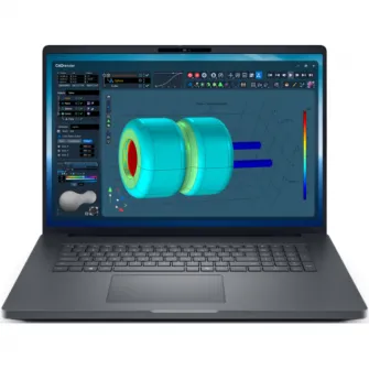 Laptop Workstation Dell Pro Max 18 Plus, cu procesor Intel Core Ultra 7 265HX, 18'' IPS, 32 GB DDR5, 1 TB SSD, NVIDIA RTX PRO 3000 12GB GDDR7, Linux, 3 ani Garantie