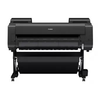 Plotter Canon GP-4600S A0 44'', 7 culori, Rezolutie printare: 2,400 x 1,200 dpi, 18.432 de duze (MBK/C/M/Y/O: 1536 de duze x2, PBK/GY: 1536 de duze x1), Cerneluri pe baza de pigmenti: 7 culori (negru mat, negru foto, cyan, magenta, galben, gri, portocaliu