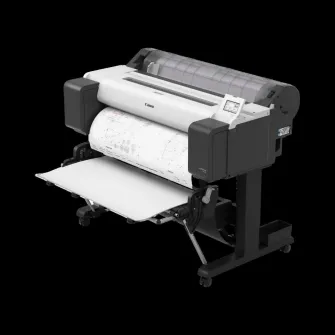 Plotter Canon imagePROGRAF TM-350 36''(914mm), format A0, 5 culori, rezolutie max 2400x1200dpi, memorie 2GB, limbaje de imprimare: HP-GL/2, HP RTL, JPEG (Ver. JFIF 1.02), CALS G4 (submission via FTP only), Display LCD 4.3'', interfata: USB 2.0, Ethernet, 