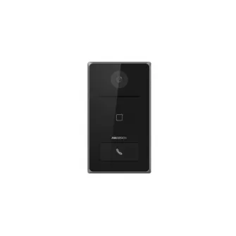 Post de exterior videointerfon ingropat IP Hikvision DS-KV6133-WME1/FL; WIFI; 1 x buton de apelare( pentru o singura familie- permite apelarea a mai multor monitoare de interior); camera video 2MP True WDR ( unghi vizualizare: Horizontal: 129° Vertical: 7