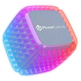 PowerLocus Set Boxa portabila Aero Bluetooth cu microfon wireless Albastru (waterproof)