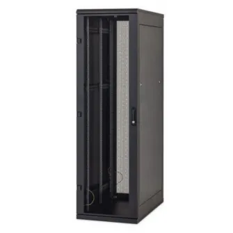 Rack de podea 19 Triton 22U 800x1000mm usa fata metal perforat panouri laterale/spate detasabile sectiuni pentru ventilatie activa, sectiuniacces cabluri sus/jos/spate, picioare reglabile IP20 negru