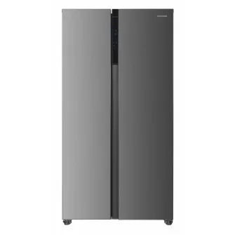 Side by Side HEINNER HSBS-HM532NFINVXD, No Frost, 532 L, Clasa D, Aspect inox
