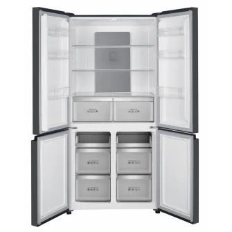 Side by Side HEINNER HSBS-HM600MDNFDXE++, No Frost, 600 L, Clasa E, Inox antracit