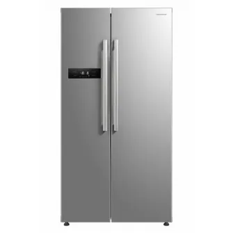 Side by Side HEINNER HSBS-M548NFINVXE++, No Frost, 548 L, Clasa E, Aspect Inox