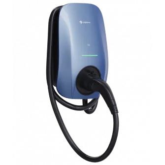 Solplanet EV Charger 7.4kW, RFID/NFC, WIFI+Bluethooth+RS485, Morandi Blue, 5M Cable+ETH
