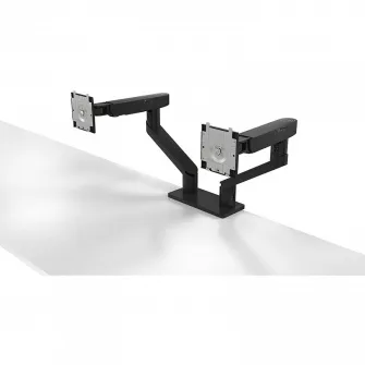 Suport Monitor de Birou Dual, Dell 482-BBDL, 19'' - 38'', VESA 100x100, suporta pana la 10kg, negru