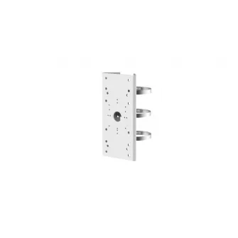 Suport de montaj pe stalp Hikvision DS-1275ZJ-SUS, material otel inoxidabil, dimensiuni: 127 mm ? 46 mm ? 250 mm, greutate: 1480 g