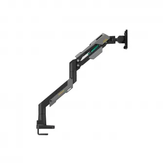 Suport monitor Serioux SRXA-MM101-C012GR, arc cu gaz, compatibilitate dimensiune ecran 24''-57'', greutate maxima suportata: 2~30 kg, VESA: 75x75, 100x100, 100x200, 200x100, 200x200, inclinare: +70°~-45°, pivotare: +90°~-90°, rotatia ecranului: 360°