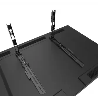 Suport perete Neomounts heavy duty, pentru display-uri interactive si ecrane grele de pana la 32-75'', sistem de prindere VESA 400x400, greutate maxima suportata 100kg, fix, distanta fata de perete 4.2cm, cu sistem ce permite prinderea/desprinderea usoara
