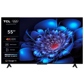 Televizor TCL LED 55P61K, 139 cm, Smart Google TV, 4K Ultra HD