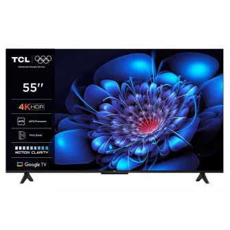 Televizor TCL LED 55P69K, 139 cm, Smart Google TV, 4K, Clasa E