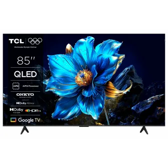 Televizor TCL QLED 85P7K, 214 cm, Smart Google TV, 4K