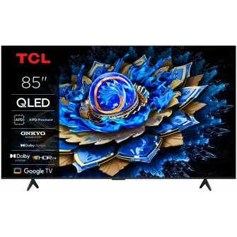Televizor TCL QLED 85T69C, 215 cm, Smart Google TV, 4K