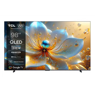 Televizor TCL QLED 98P89K, 248 cm, Smart Google TV, 4K Ultra HD, 144Hz, Onkyo