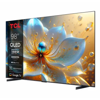 Televizor TCL QLED 98P89K, 248 cm, Smart Google TV, 4K Ultra HD, 144Hz, Onkyo