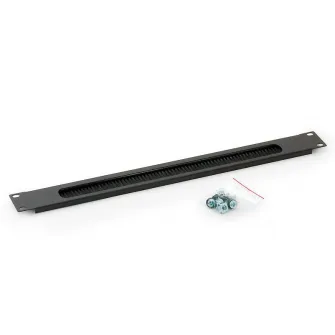 Tritin 19' 1U Cable panel cu perie RAL7035