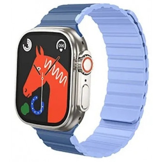 Curea Hoco iWatch AS102 38/40/41mm Dark Blue with Light Blue