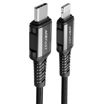 Cablu USB Acefast Type-C to Lightning 1.2m Black (C1-01)