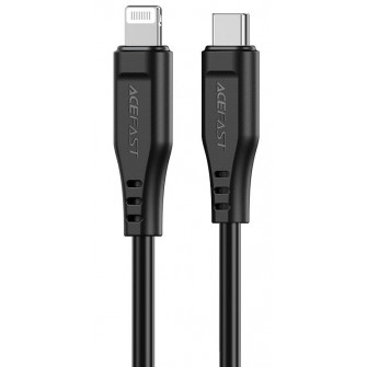Cablu USB Acefast Type-C to Lightning 1.2m Black (C3-01)