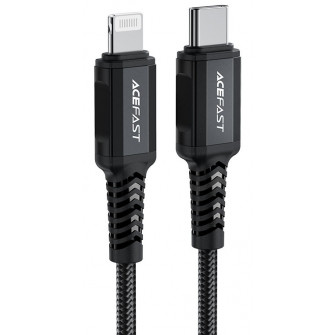 Cablu USB Acefast Type-C to Lightning 1.8m Black (C4-01)