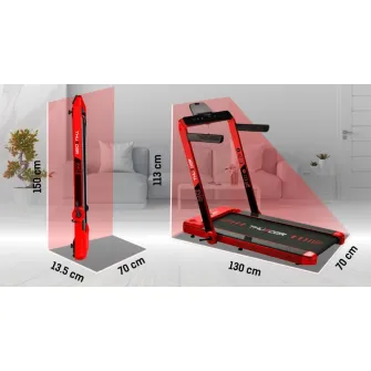 Banda de alergat Thunder Race Red