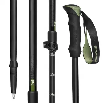 Bete de trekking Spokey Trail Black/Green (945416)