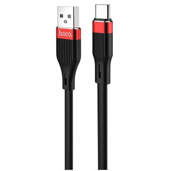 Cablu USB Hoco U72 Forest Silicone Type-C Black