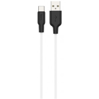 Cablu USB Hoco X21 Plus Type-C 2m Black/White