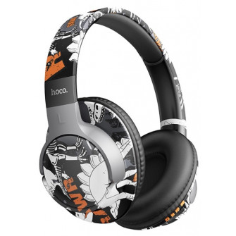 Casti Hoco ESD18 Graffiti Black