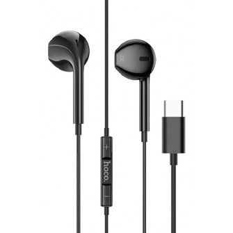 Casti Hoco M101 Crystal Type-C Black