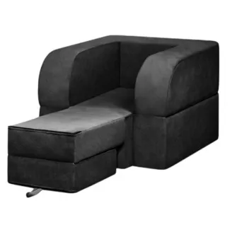Fotoliu extensibil Edka Terra 3in1 80x180x30 M37 Black
