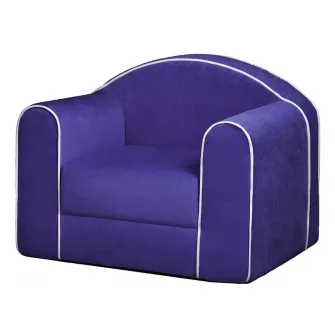 Fotoliu pliabil pentru copii Edka Pliabil Star Kids M34 Dark Blue