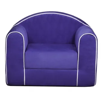 Fotoliu pliabil pentru copii Edka Pliabil Star Kids M34 Dark Blue