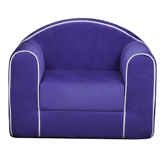 Fotoliu pliabil pentru copii Edka Pliabil Star Kids M34 Dark Blue