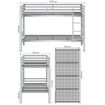 Pat supraetajat AMF -1 90200 2 Aluminum