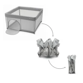 Patut pliabil Kinderkraft Ziki Grey (KLZIKI00GRY0000)