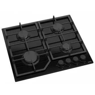 Plita incorporabila cu gaz Wolser WL- F 6407 Black GL FFD