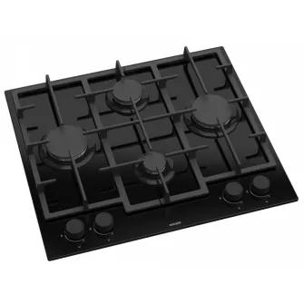 Plita incorporabila cu gaz Wolser WL- F 6409 Black GL FFD Romb