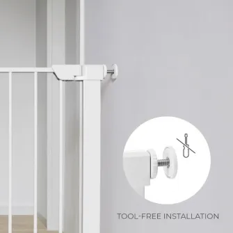 Portile de siguranta Kinderkraft Safe Snap White (KASASN00WHT0000)