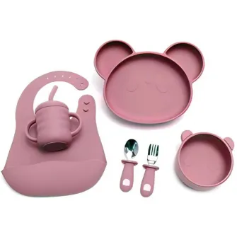 Set de hranire 4Play Tenderly Pink