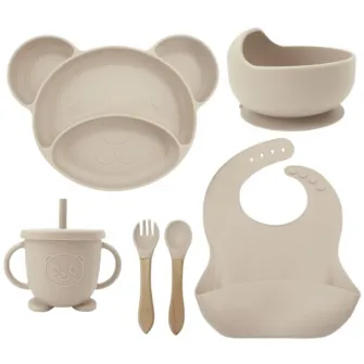 Set de vase pentru hranire 4Play AT72 Beige