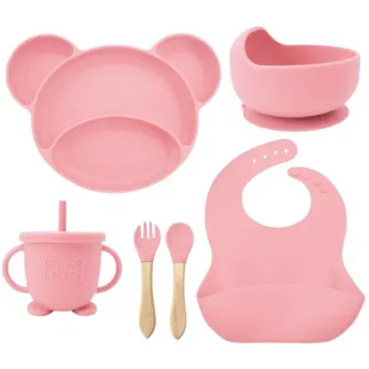 Set de vase pentru hranire 4Play AT73 Pink