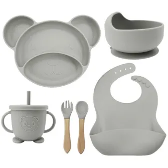 Set de vase pentru hranire 4Play AT75 Grey