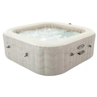 Spa-Jacuzzi gonflabila Intex Chevron Deluxe Square Bubble (28446)