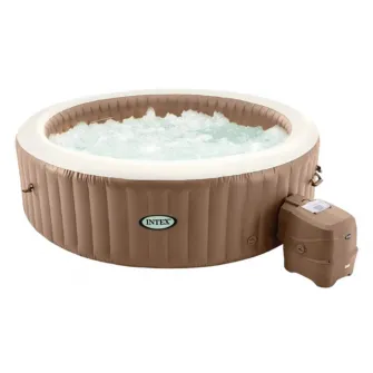 Spa-Jacuzzi gonflabila Intex Sahara Tan Round Bubble Spa 28412