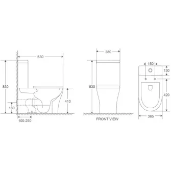 Vas WC Nomi Aura Rimless (123728)