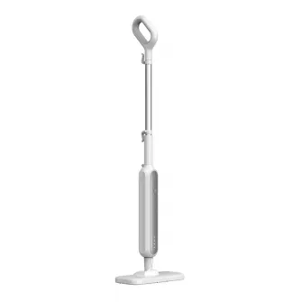 Mop cu abur, AENO, SM2, 1200W, Temperatura abur 130°C, Abur 27g/min, Rezervor apa 275ml, 6 accesorii, Alb