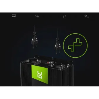 Invertor de tensiune 3000W/6000W 12V la 230V Volt USB DC AC Green Cell